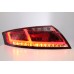 AUDI TT 07-13 Red Clear Light Bar LED Tail Lamp